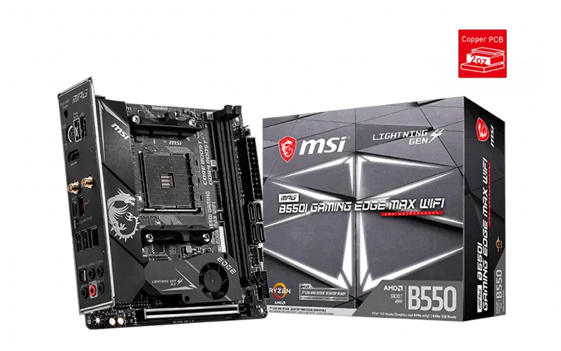  2021 Powered By Msi Msi Gaming Edge B550 Wifi Motherboard Png Steam Link Wifi Icon