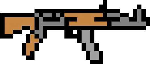  Pixilart Pixel Art Ak 47 Png Ak 47 Logo