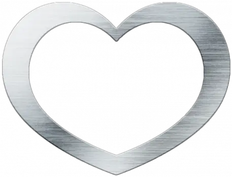  Special Day Silver Heart Graphic Solid Png Silver Heart Png