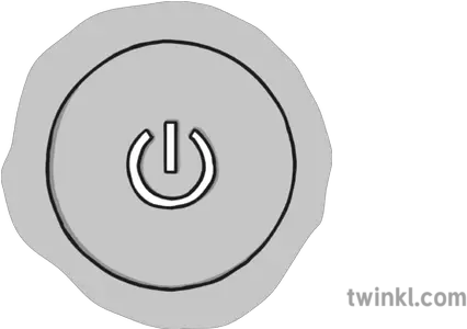  Power Button Black And White Dot Png Power Button Logo