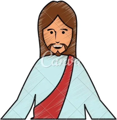  Download Hd Jesus Christ Cartoon Png Jesus Cartoon Jesus Face Png