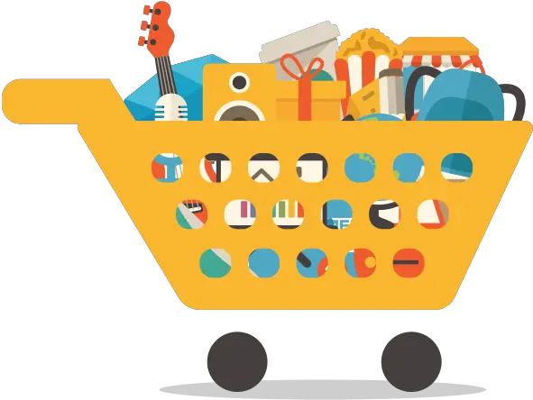  Tonicons Icon Bundle A Ton Of Royalty Free Flat Icons Flat Cart Icon Png Modern Png