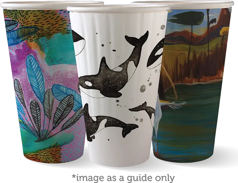  Art Series 16oz Double Wall Coffee Cup Dash Packaging Coffee Cup Png Double Cup Png
