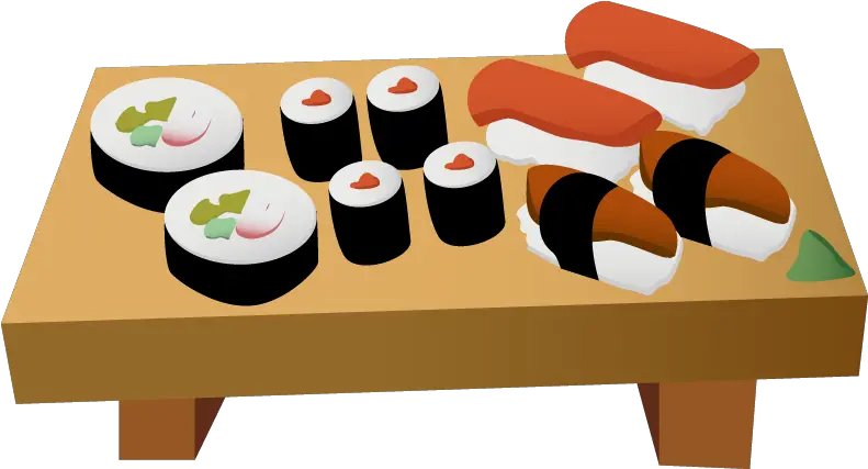  Hjfhs Sushi Plate Cartoon Png Clipart Full Size Clipart Sushi Cartoon Png Sushi Transparent Background