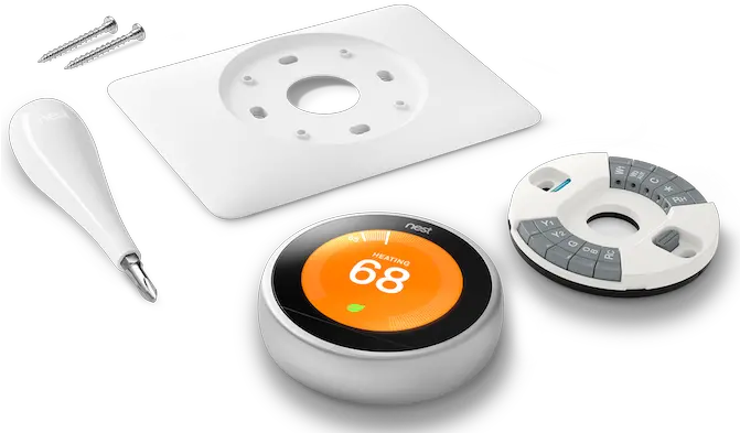  How To Set Up And Use Your Nest Learning Thermostat Comes In Nest Thermostat Box Png Nest Thermostat E Stuck On Home Icon