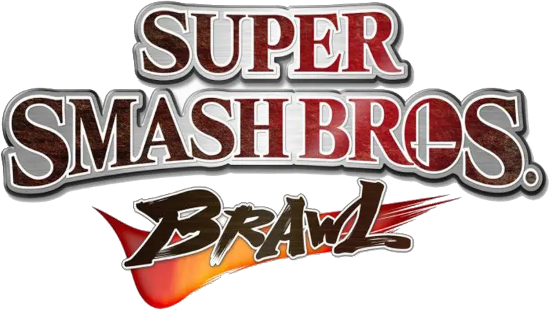  Super Smash Bros Super Smash Bros Brawl Title Png Smash Logo Png