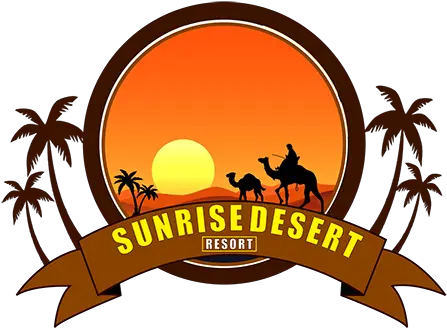  Sunrise Desert Resort Illustration Png Sun Rise Png