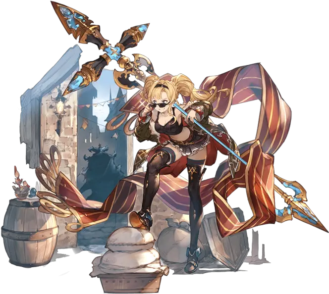  Zeta B Zeta Dark Granblue Fantasy Versus Png Anime Characters Png