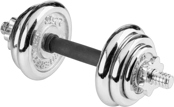  Download Premium 10kg Chrome Set Dumbbell Png Image With Barbell Dumbbell Png