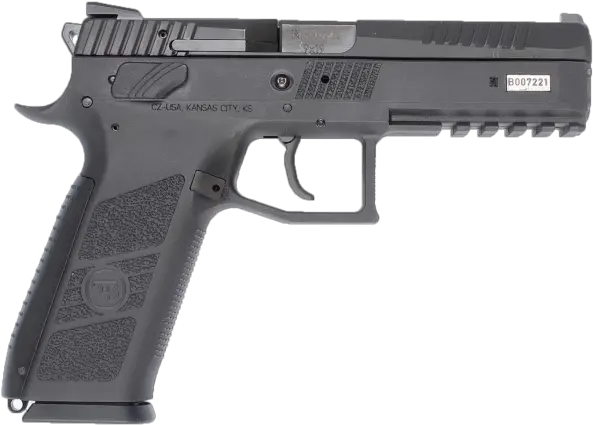  Handgun Police Transparent Png Cz Shadow 2 Urban Grey Pistol Transparent