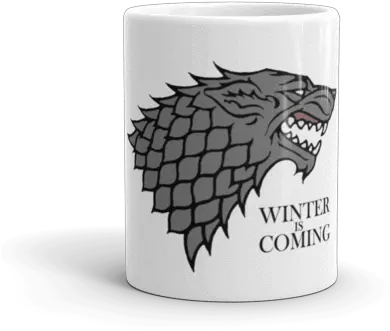  House Stark Coffee Mug Winterfell Wolf Of House Stark Png House Stark Png