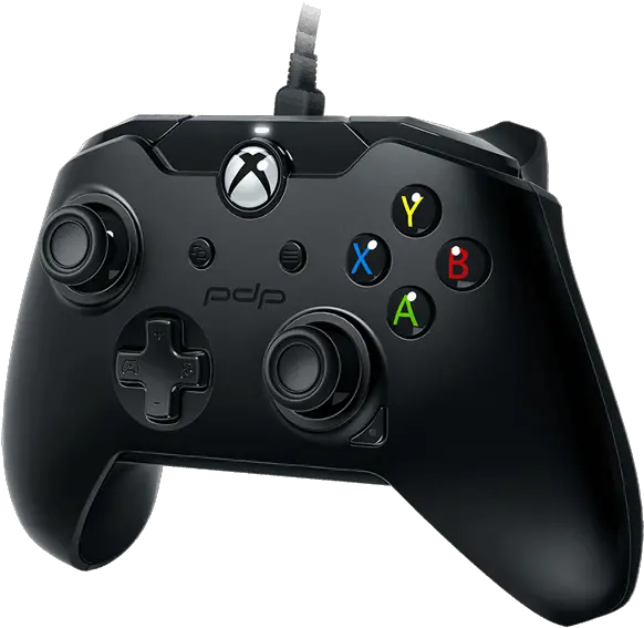  Xbox One Wired Controller Black Pdp Purple Controller Png Xbox One Controller Png