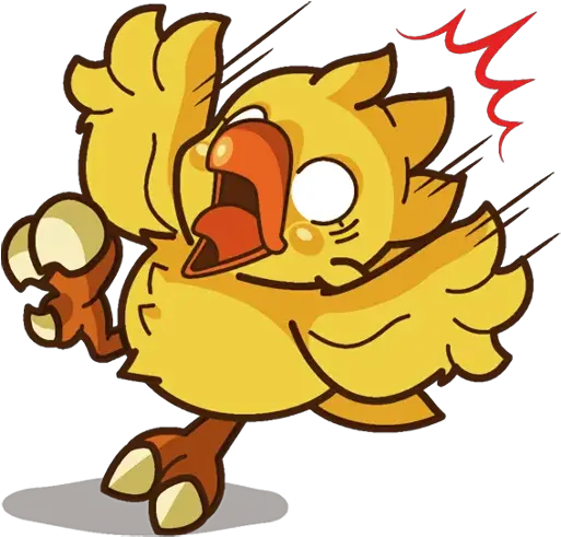  Telegram Sticker From Chocobo Pack Png Icon