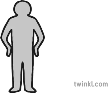  Man Outline Illustration Twinkl Outline Man Illustration Png Person Outline Png