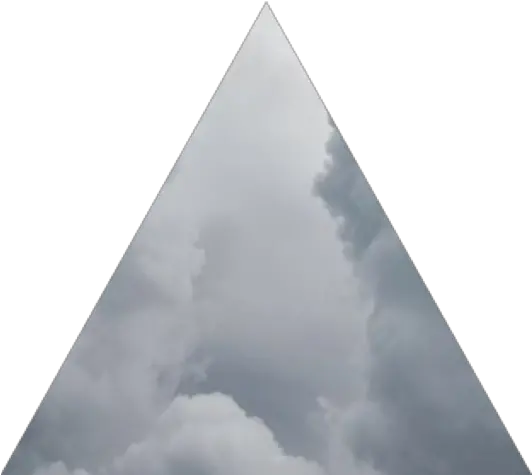  Download Ftestickers Triangle Cloud Mysterious Geometric Cumulus Png Cloud Shape Png