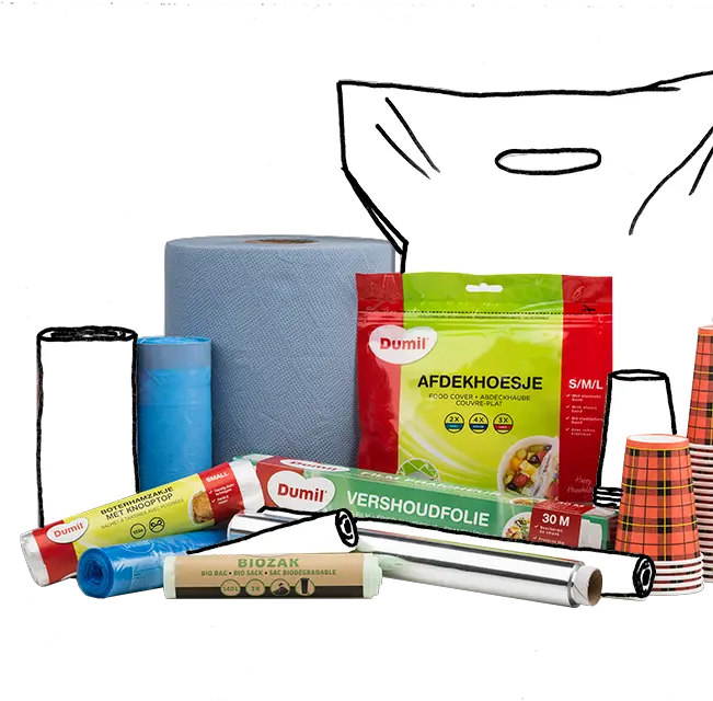  Home Packit Household Supply Png Plastic Sack Side View Vector Icon