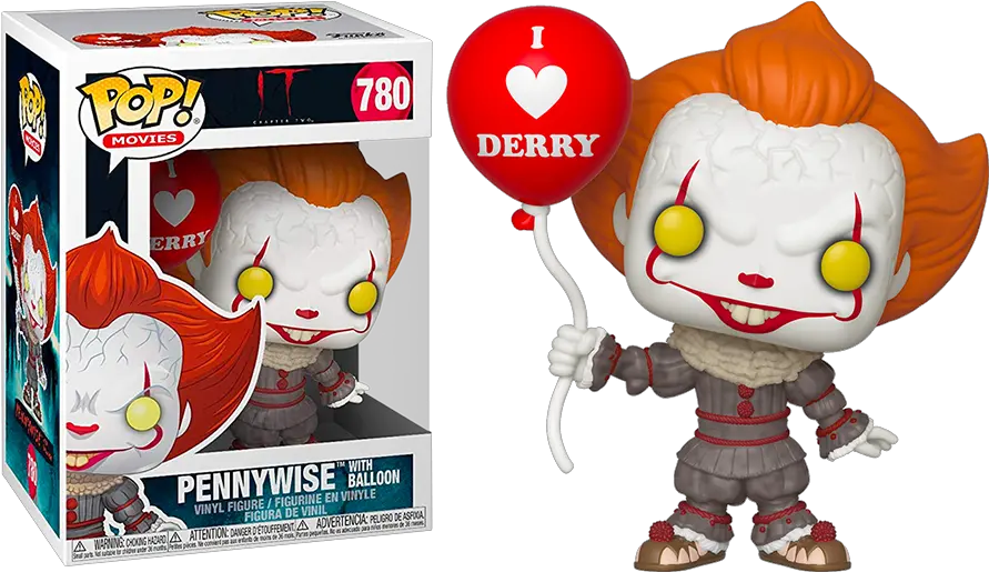  Pennywise With Balloon Pennywise With Balloon Funko Pop Png Pennywise Lgbt Icon