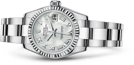  Replica Rolex Lady Datejust Watch White Rolesor Rolex Png Rolex Watch Png