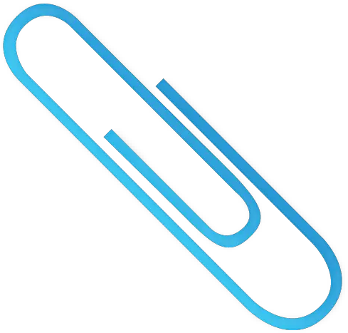  Paperclip Clipart Transparent Blue Paper Clip Clip Art Png Clips Png