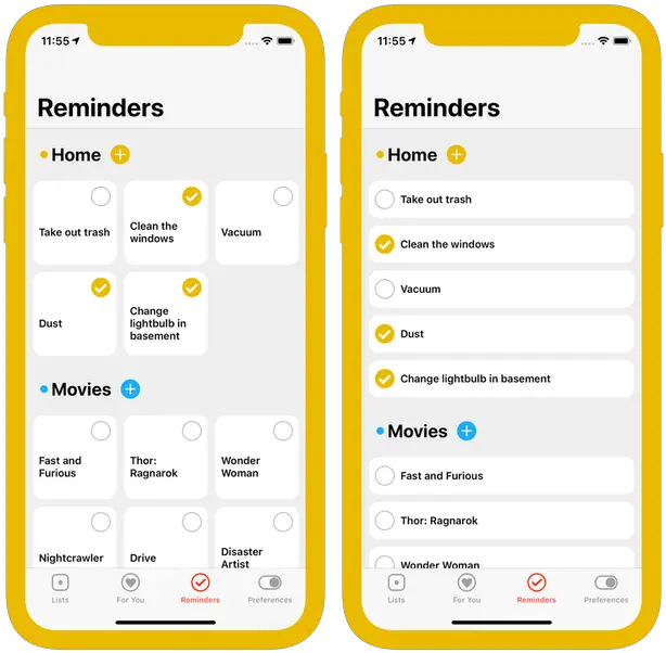  Memento Features Reminders Layout Png Grid View Icon