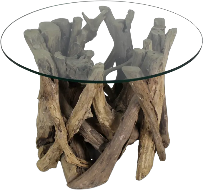  Coffee Table Round With Glass Pane Teak Root Coffee Coffee Table Png Glass Pane Png