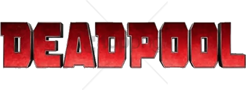  Download Hd Free Png Deadpool Movie Logo Image With Deadpool Letters Movie Logo Png