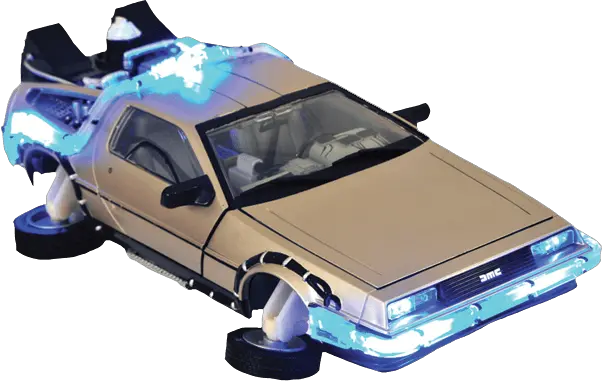  Future Transparent Png Back To The Future Delorean Back Of Car Png