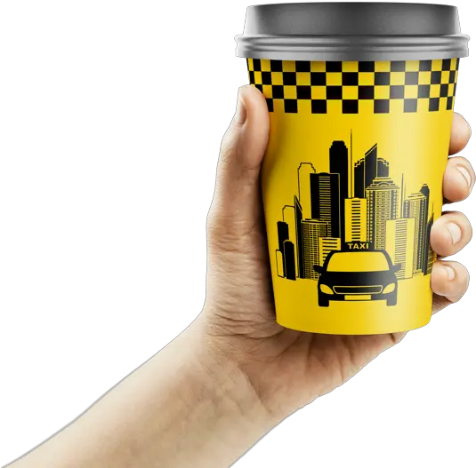  Custom Paper Cups With Hand Png Paper Cup Png