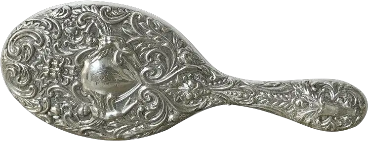  English Sterling Hand Mirror Birmingham 1899 Antique Png Hand Mirror Png