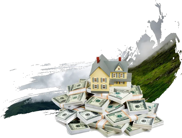  Download House Real Estate Money Pile Png