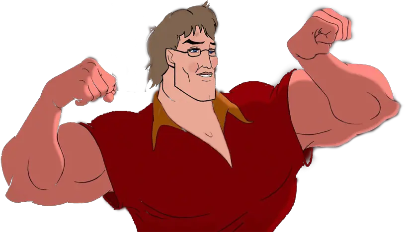  An Epic Beard Gaston Transparent Png Gaston Png Gabe Newell Png