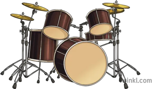  Drum Set Illustration Drumhead Png Drum Set Png