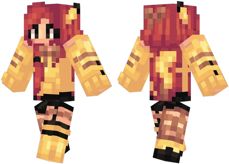  Minecraft Skins Girl Minecraft Pikachu Boy Skin Png Pikachu Transparent Background