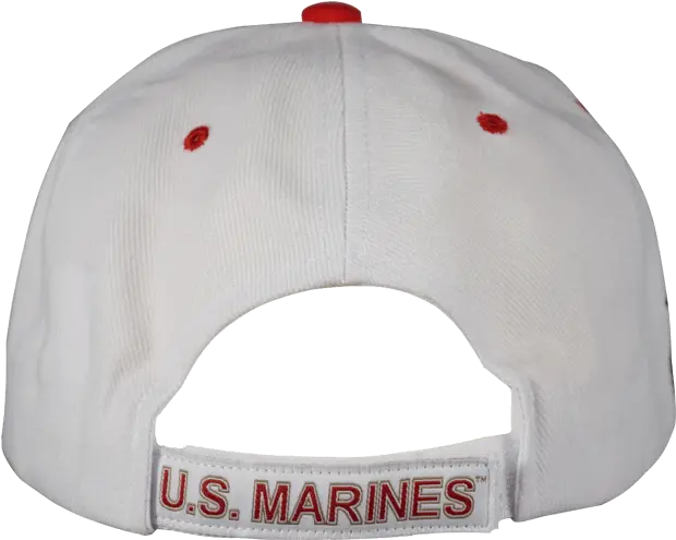  White Hat With Usmc Emblem U0026 Ega Baseball Cap Png White Hat Png