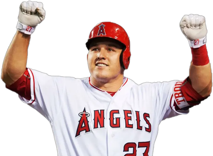  Mike Trout Transparent Background Png Arts Los Angeles Angels Of Anaheim Baseball Player Png