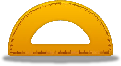  Semicircle Ruler Icon Horizontal Png Ruler Icon