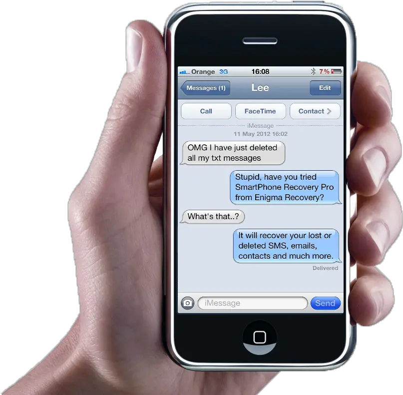  Download Hand Holding Iphone Holding Iphone Text Message Png Iphone Message Png