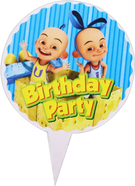  Ui Birthday Cupcake Topper Set 1 30 Pcs Rtc Happy Birthday Upin Ipin Png Birthday Cupcake Png