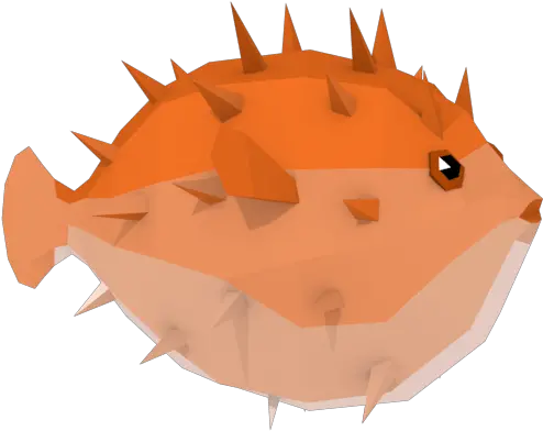  Lowpoly Colurful Reef Fishes Fugu Png Part 1 Png