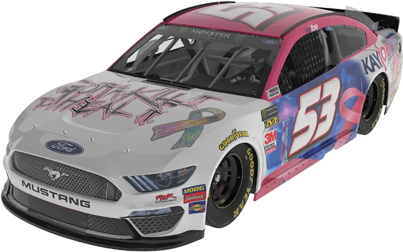  Rick Ware Racing To Feature Kay Yow Rick Ware Racing Shark Png Nascar Png