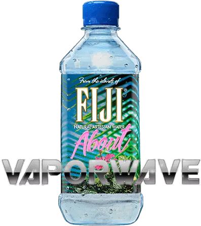  Fiji Bottle Png Picture 2220752 Fiji Water Vaporwave Png Vapor Wave Png