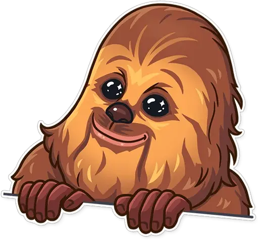  Chewbacca Telegram Sticker Stickers Chewbacca Png Chewbacca Transparent