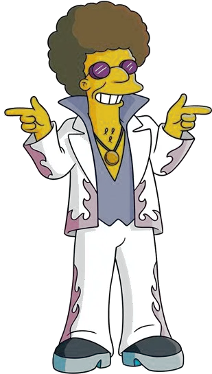  Disco Stu Dibujos De Los Simpson Imagenes Bart Y Disco Stu Los Simpson Png Homer Png