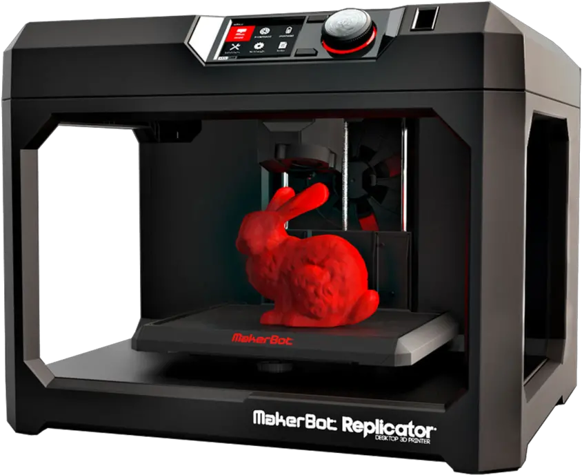  Makerbot 5th Generation 3d Printers 3d Printer Makerbot Replicator Png Printer Png