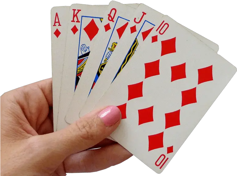  Poker Royal Flush Cards Transparent Background Png Image Hand Of Cards Png Nail Transparent Background