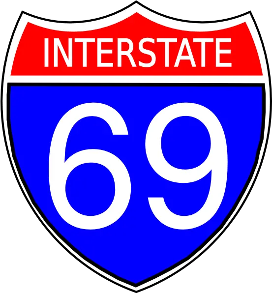  Download I 69 Informational Meeting Interstate Highway Png Highway Sign Icon