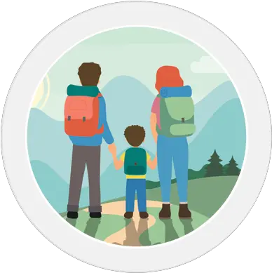  Outdoors For All Initiative Vector Hiking Family Freepik Png State Park Icon