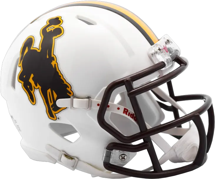  Wyoming Cowboys Riddell Mini Speed Wyoming Cowboys Football Helmet Png Cowboys Helmet Png