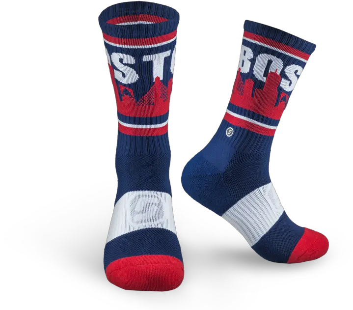  Official Boston Skyline Socks For Unisex Png Boston Skyline Png