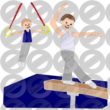  Gymnastics Stencil For Classroom Therapy Use Great For Adult Png Balance Beam Icon